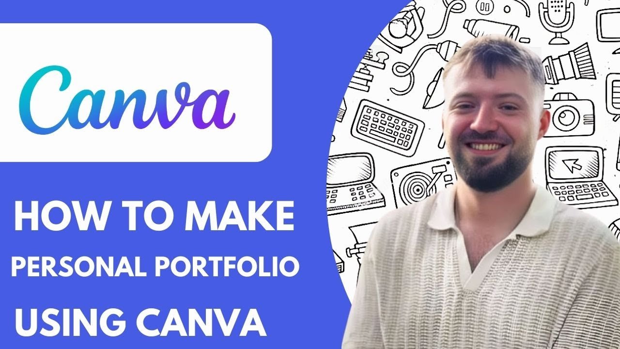 How to Make a Personal Portfolio Using Canva - 2025 (NEW METHOD) - YouTube