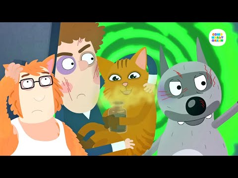Видео: Необычные превращения - Приключения Пети и Волка - Коты, Йети, Анубис и сбежавшая мумия