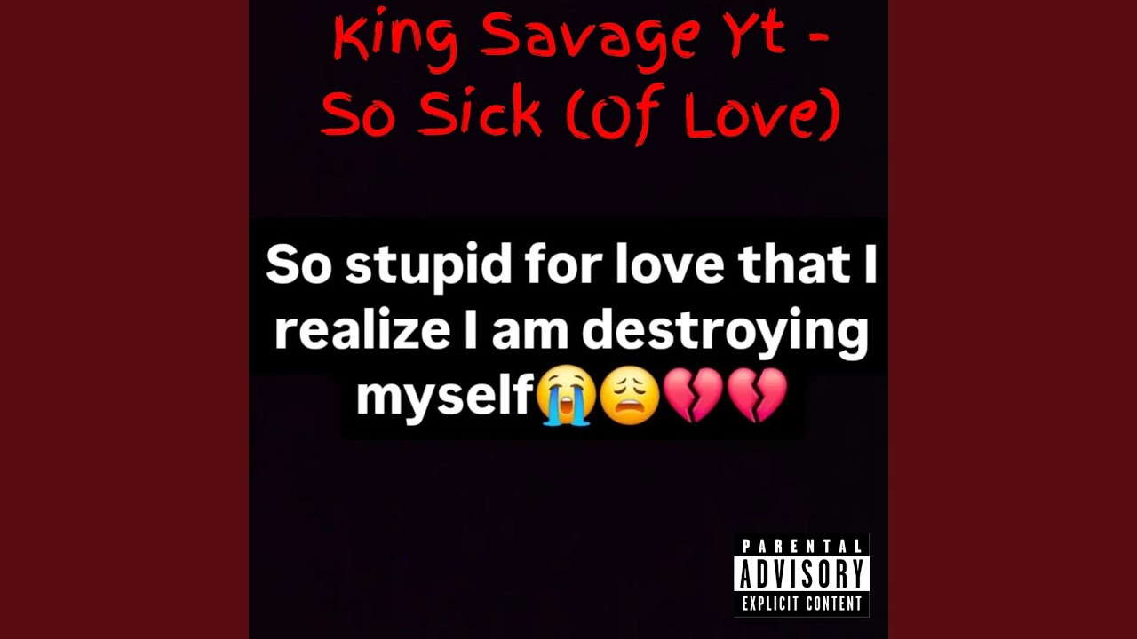 Watch So Sick (Of Love) on YouTube Watch So Sick (Of Love) on YouTube