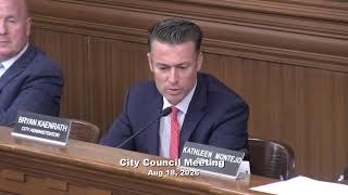 Lewiston City Council Workshop & Meeting 8/18/26