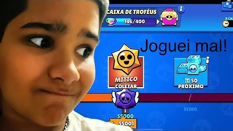 Pegando 55000 troféus no Brawl stars com uma partida horrível!Ep49
