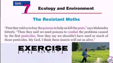 Class 9 || Unit 7 || The Resistant Moths || by ranjit sir
