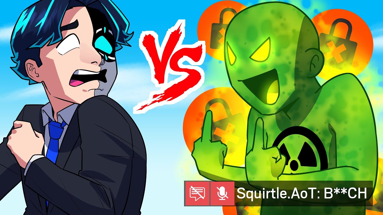 SPOIT VS SQUIRTLE 1V1 (MOST TOXIC PLAYER EVER)