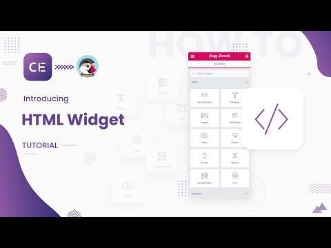 How to Use HTML Widget Using Crazy Elements | PrestaShop | Elementor Based Page Builder