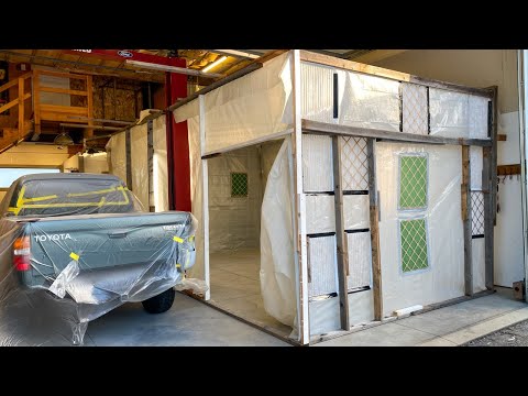 Building A Paint Booth In My Garage!
