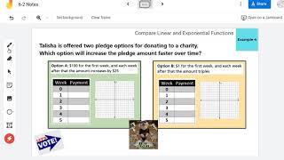 Compare Linear and Exponential Functions