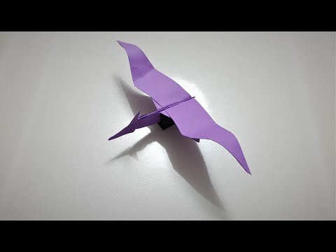 Origami Dinozor, Origami Dinosaur, Dinozor, Dinosaur, Origami Pterodactyl, Origami Pterodaktil