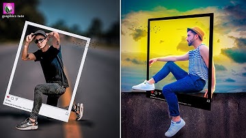 3d Instagram Frame Photo Effect - Photoshop  3d Frame Photo Editing - Photoshop New Photo Editing