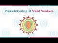 Pseudotyping of Viral Vectors