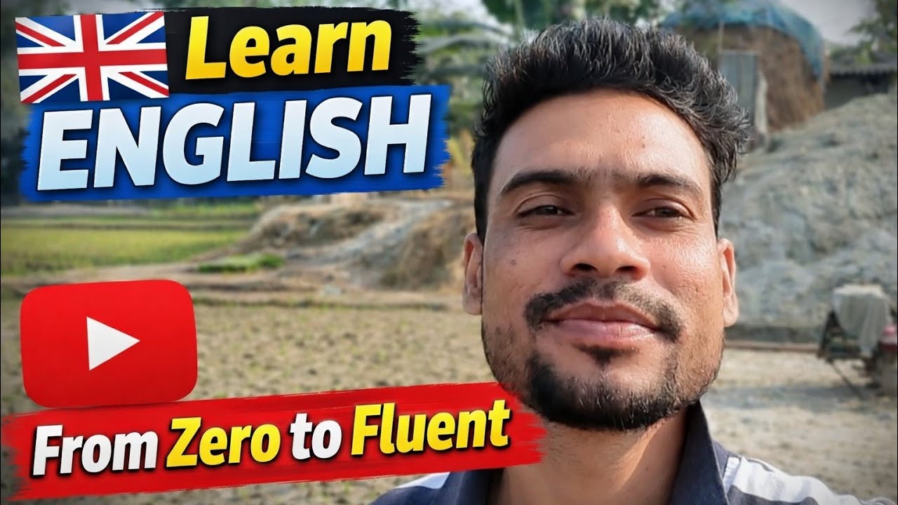 Learn English through vlogs video for beginners level. Zero to fluent English from Village. 