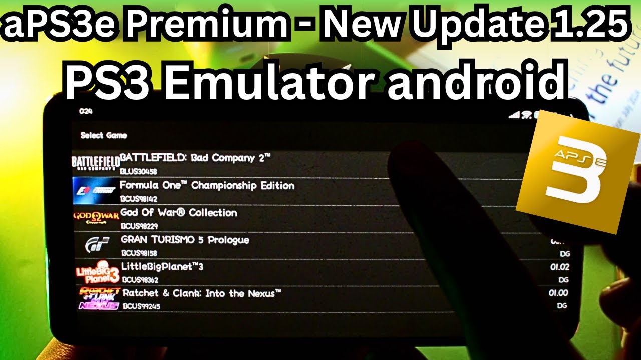 aPS3e Premium - New Update 1.25 - PS3 Emulator android Gameplay / test ...