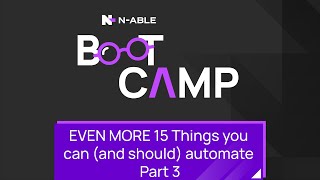 Famous EVEN MORE 15 Things you can (and should) automate - Part 3 Boot Camp Net Worth