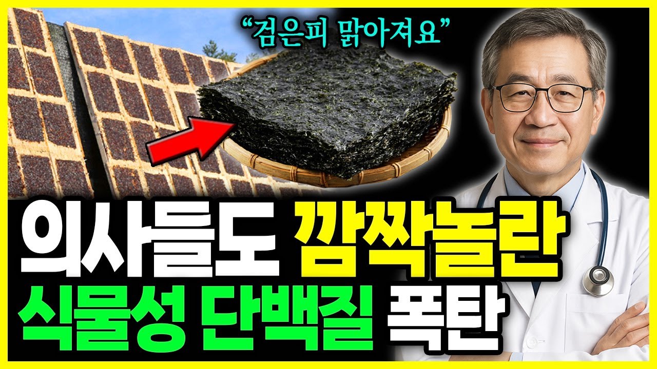 의사추천 매일 먹는 김 이렇게 드시면 몸에 놀라운 변화가 생깁니다 김 한 장의 힘! 혈관·뼈·피부까지 지켜주는 슈퍼푸드 노년 건강의 비밀, 김을 꼭 드셔야 하는 이유 #김효능