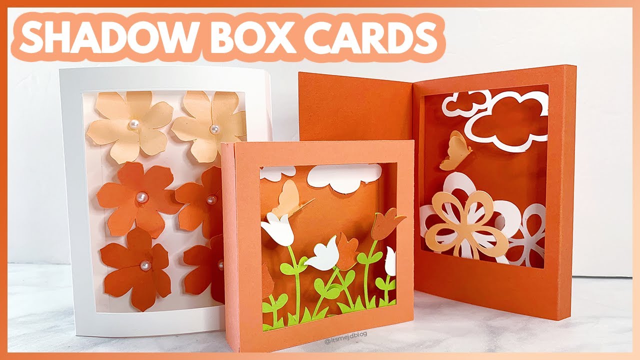 Cricut Shadow Box Cards  3D Handmade Card Ideas 