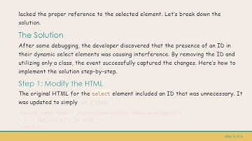 Solving the Challenge of Dynamically Adding Actions to select Options in JavaScript
