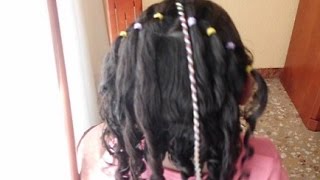 Penteado Com Elastico De Colores