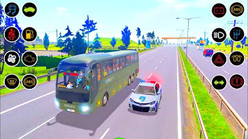 Bus simulator ultimate | Highway road driving | 4K60FPS ✅1104 km 🕐Day 42 Bus driving gameplay