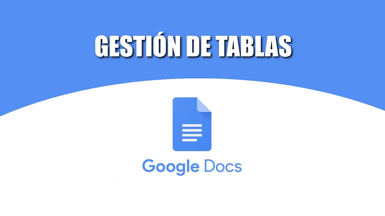 Tablas en Google Docs - YouTube