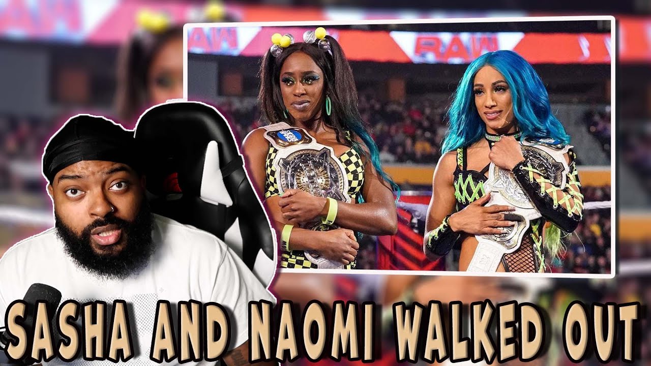 Sasha Banks and Naomi Walk Out of Monday Night Raw
