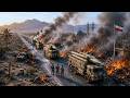HUGE Iranian Ballistic Missile Launcher Column OBLITERATED by US Military Missiles!
