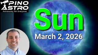 Sun in UV: March 2, 2026 #PinoAstro - Solar Flares, CMEs & Coronal Holes #SUVI 