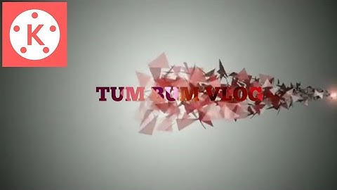 Cool Particles Intro & Text Animation - Kinemaster Tutorial..