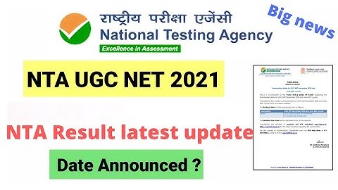 UGC- NTA NET cycles December 2020 & june2021 Result || Latest update 2022 ||