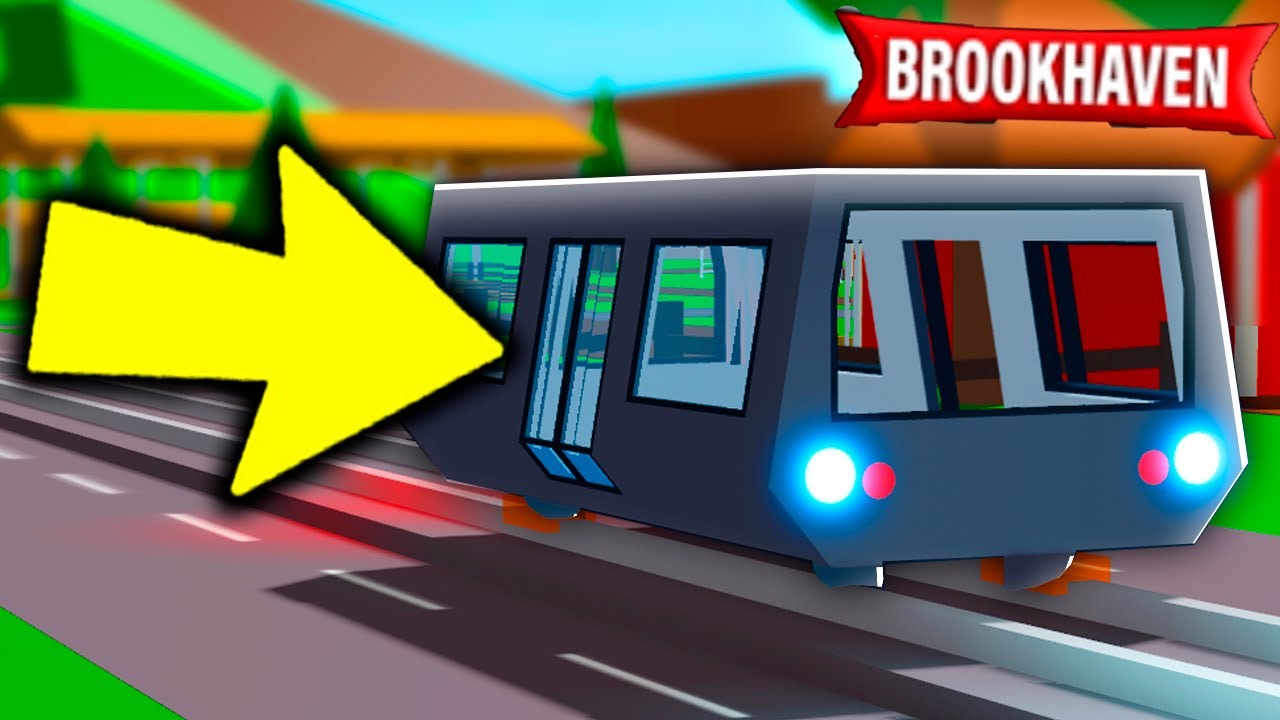 FINALMENTE NOVO TREM no BROOKHAVEN - YouTube