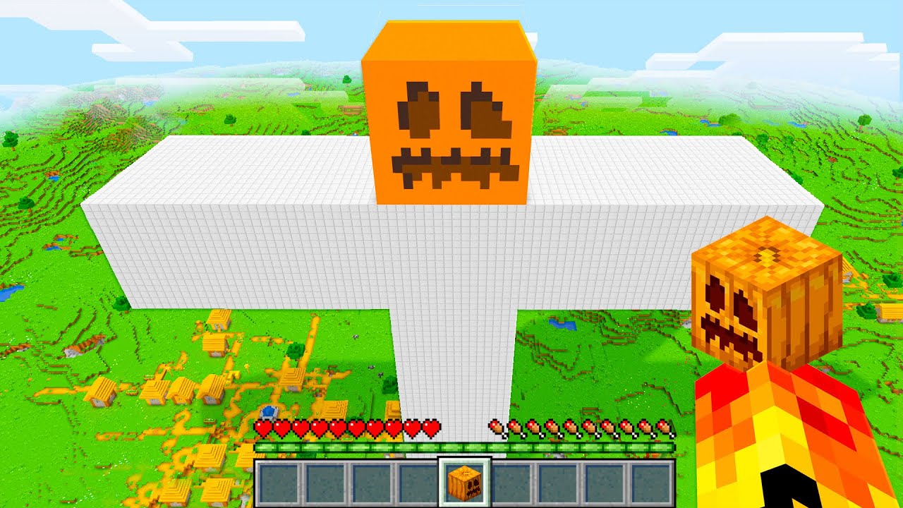 eu fiz o maior golem do mundo no minecraft