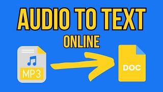 Convert Any AUDIO (Web & Local) to Text Instantly with Flixier