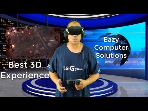 Best 3D VR Headset | Vuzix iWear Video Headphones | Wearable Display for Mobile Entertainment