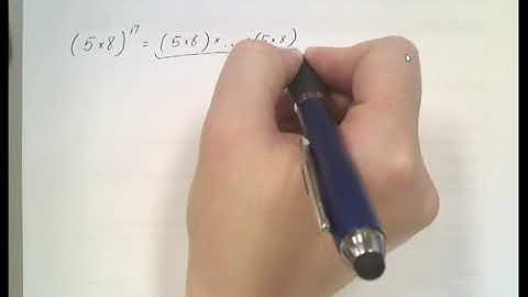 Grade 8 Module 1 Lesson 3: Numbers in Exponential Form Raised to a Power