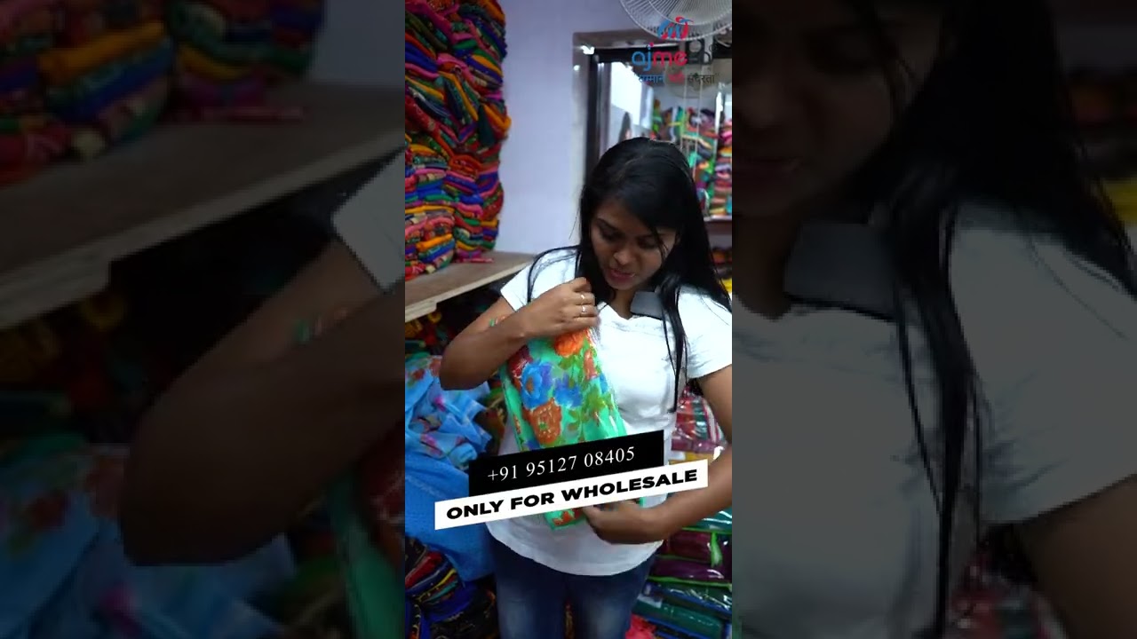 Daily Wear Sarees | Daily Wear Sarees In Kannada | Chickpet Wholesale Saree Market #sarees #shorts