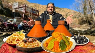 أشهى الطعام في أوريكا (مدينة فاطمة)! | التعرف على المطبخ الأمازيغي المذهل  تقييم الطعام!