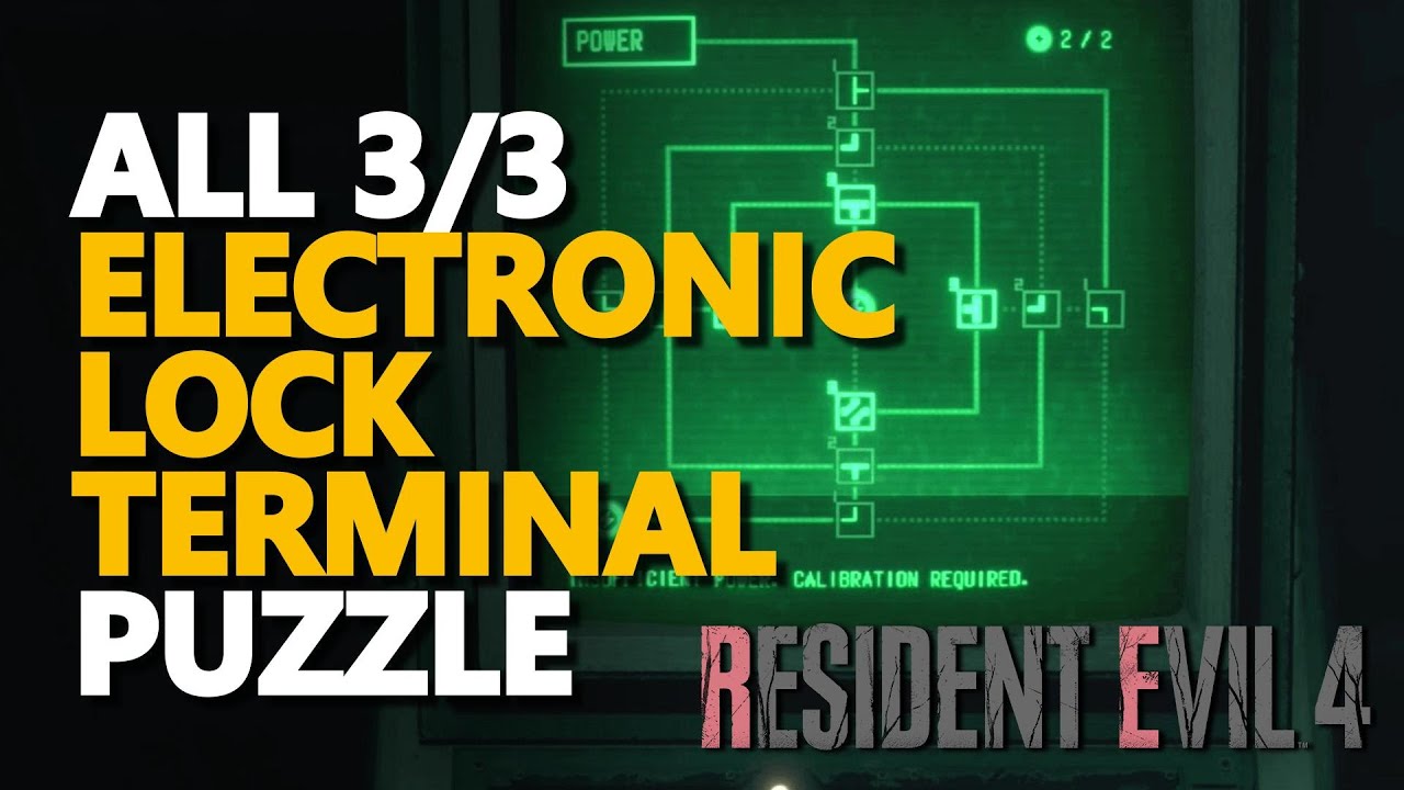 Resident Evil 4 Remake: All Combination Lock and Electronic Lock Terminal  Solutions