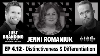 Distinctiveness, Differentiation & Brand Growth with Jenni Romaniuk - JUST Branding Podcast S04.EP12 screenshot 4