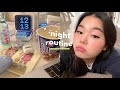 cute night routine🌟: skincare, ramen, kdrama etc!