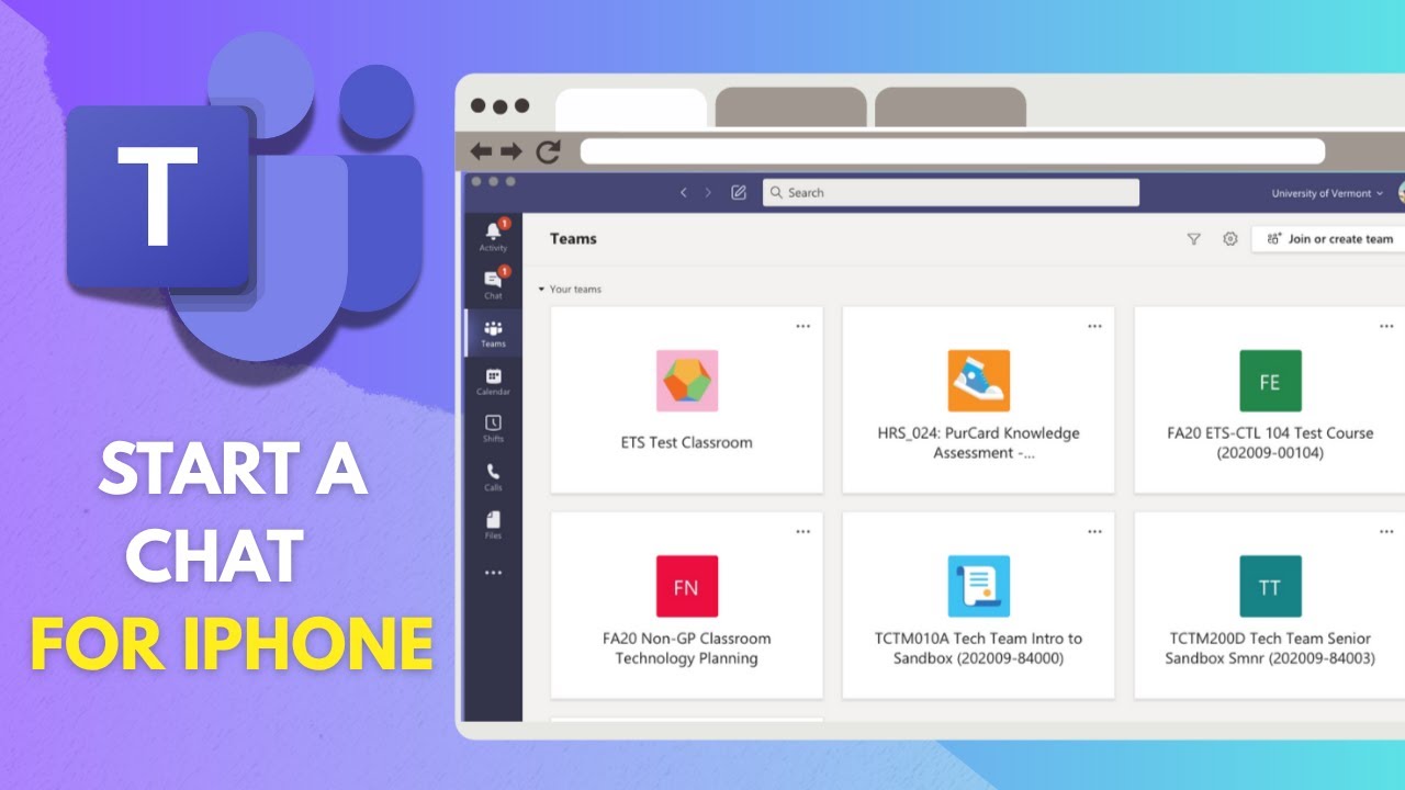 How to Start Chat on Microsoft Teams for iPhone (Basic Guide) - YouTube