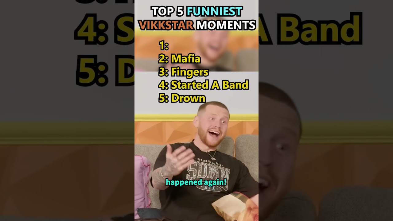 Top 5 Funniest Vikkstar123 Moments Sidemen Vikkstar YouTube 
