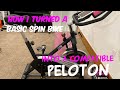 How I converted a basic spin bike into a compatible Peloton!