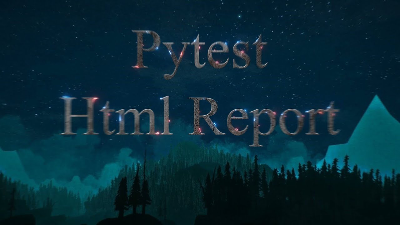 Pytest Html Report