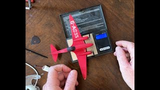 micro DH.88 Comet RC plane build/flight