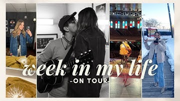 VLOG - a FULL week in my life on tour | traveling, gf bakery + Ben Rector Tour