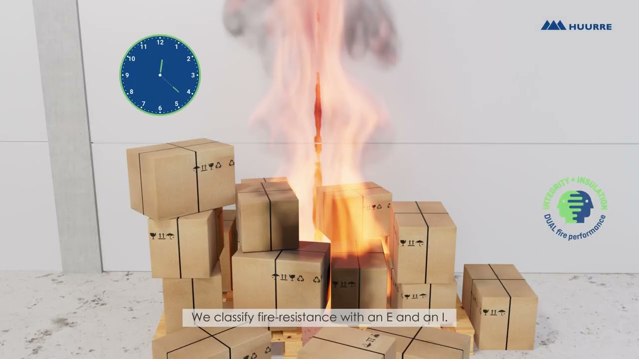 Huurre presents its DUAL brand: sandwich panel with fire resistance