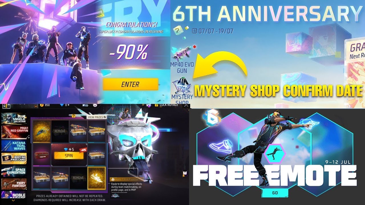 6TH ANNIVERSARY MYSTERY SHOP CONFIRM DATE | FREE EMOTE | TRAP SKYWING FADED WHEEL