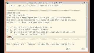 Jumps and Changes