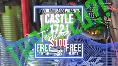 Bench testing the horror motor Castle 1721 2400kv B wire desoldered! Will it work, or is it trash?