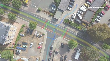 Free road traffic dataset using drones by TU Dresden - includes trajectory data, video, and metadata