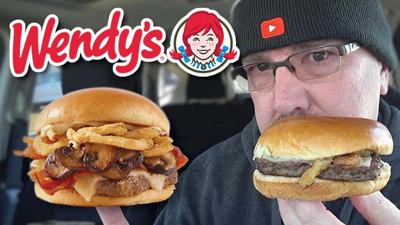 ???? Wendy's Smoky Mushroom Bacon Cheeseburger ????