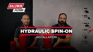Baldwin Hydraulic Spin-on Install